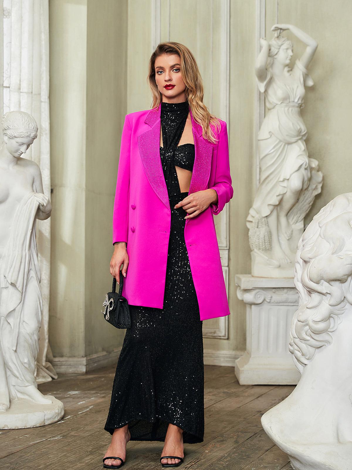 Becca Halterneck Sequin Maxi Dress