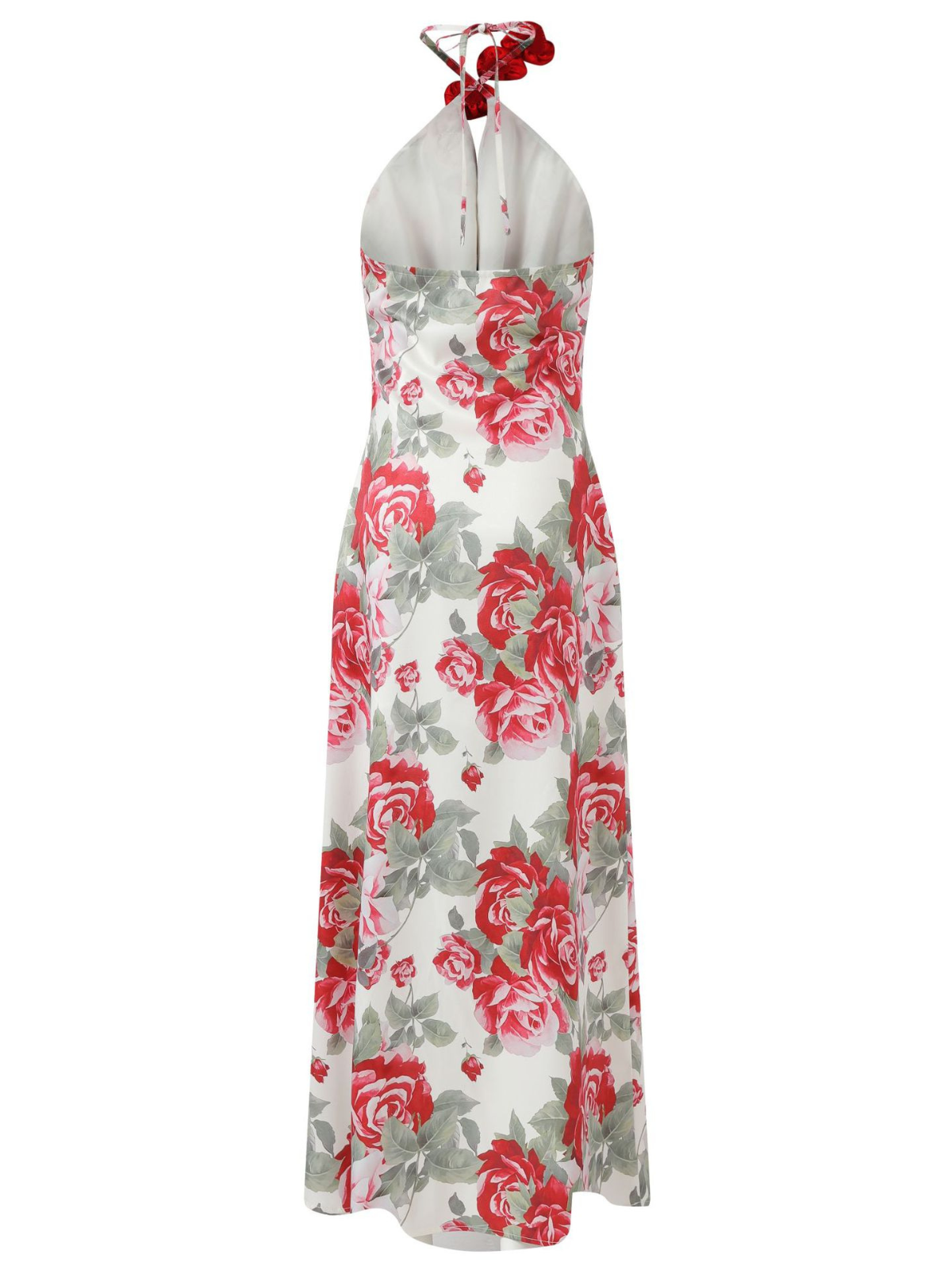 Daelira Halterneck Floral Maxi Dress