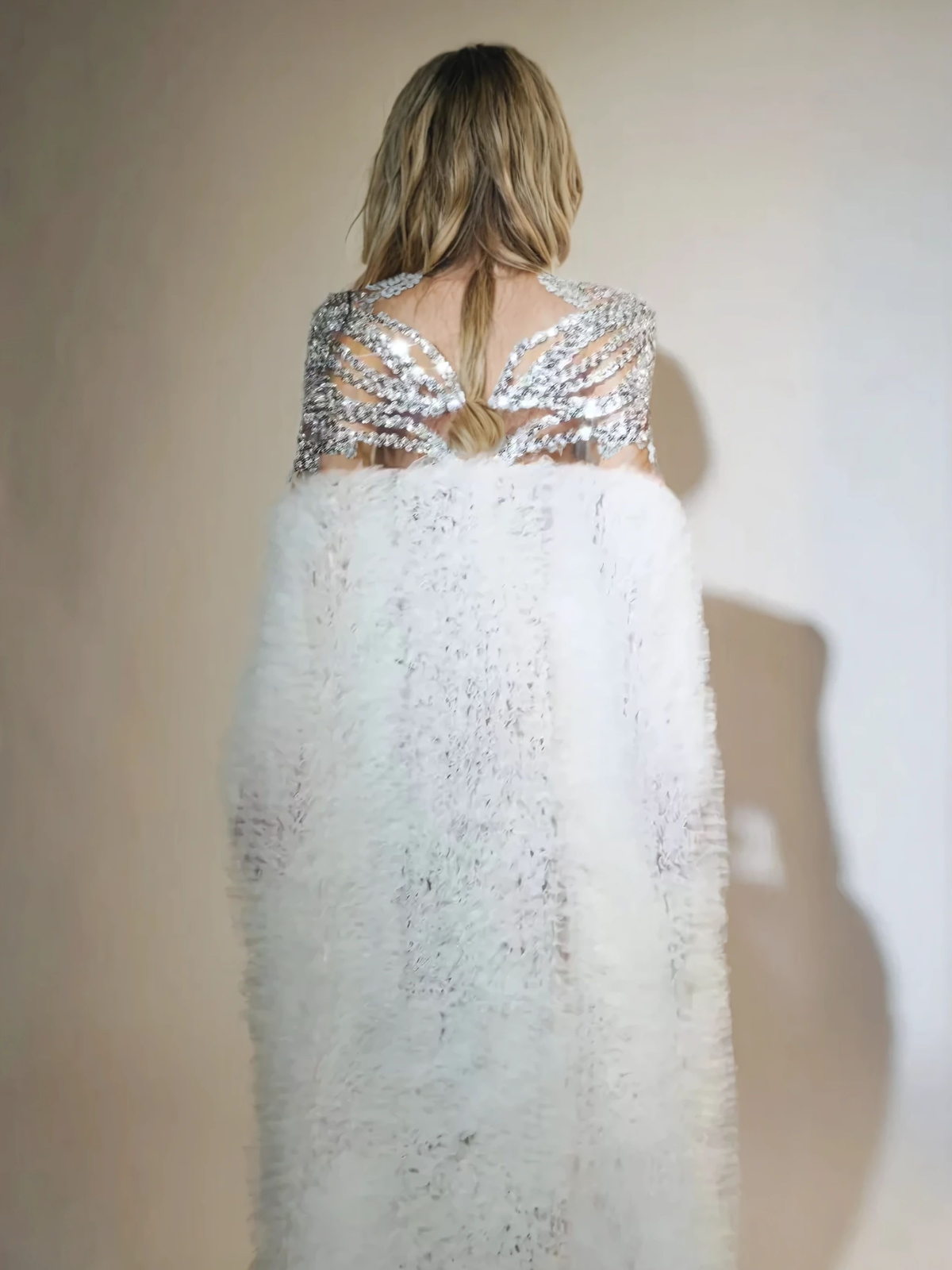 Eorkonweald Sequin Tulle Maxi Dress