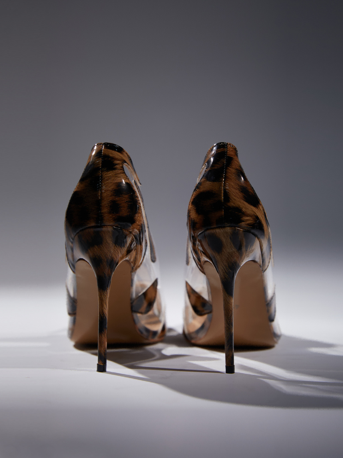 Lambert Leopard Heels In Yellow