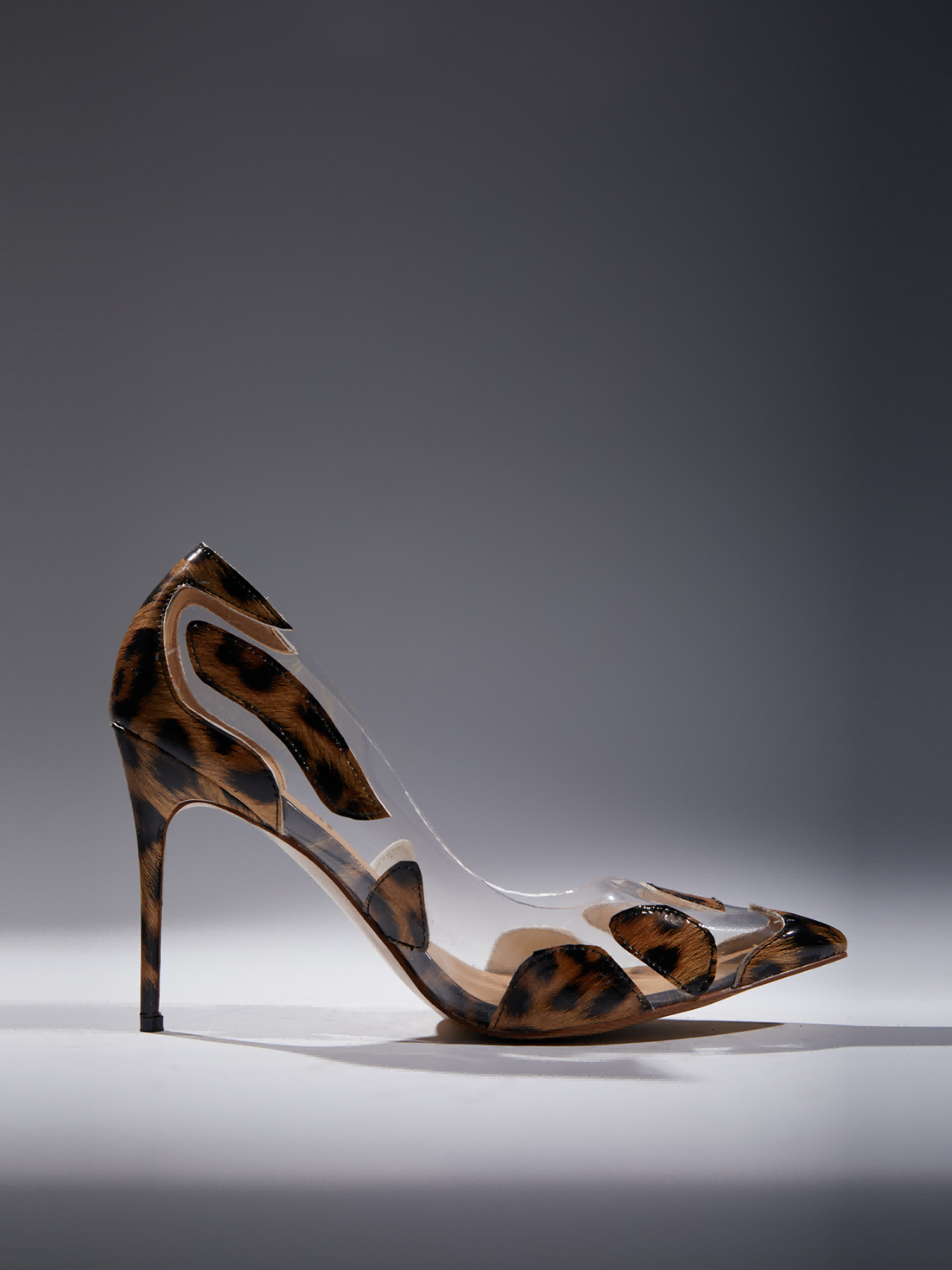 Lambert Leopard Heels In Yellow