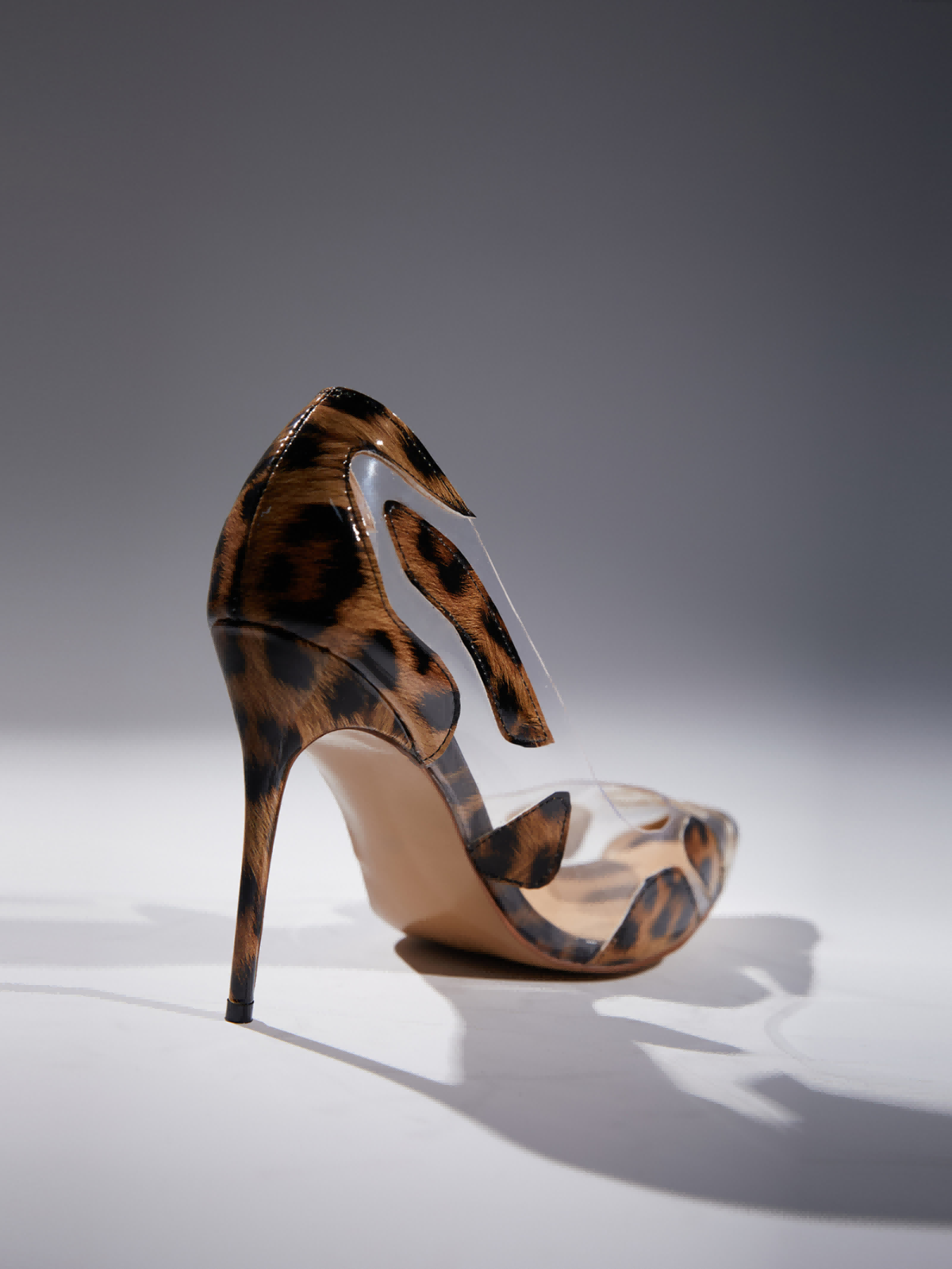 Lambert Leopard Heels In Yellow