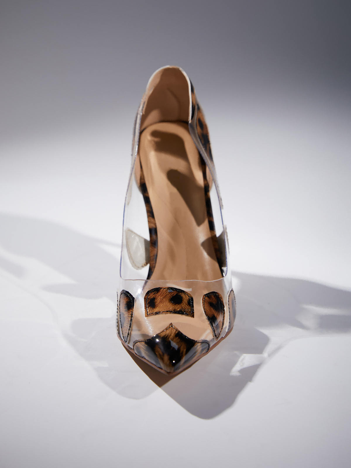 Lambert Leopard Heels In Yellow