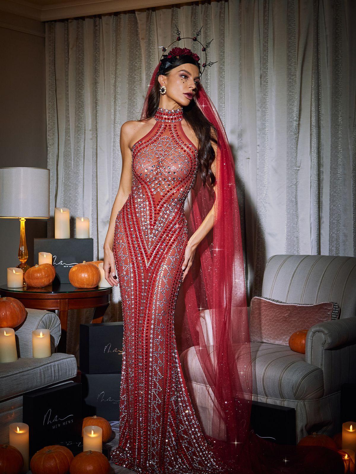 Liberato Glitter Mesh Veil