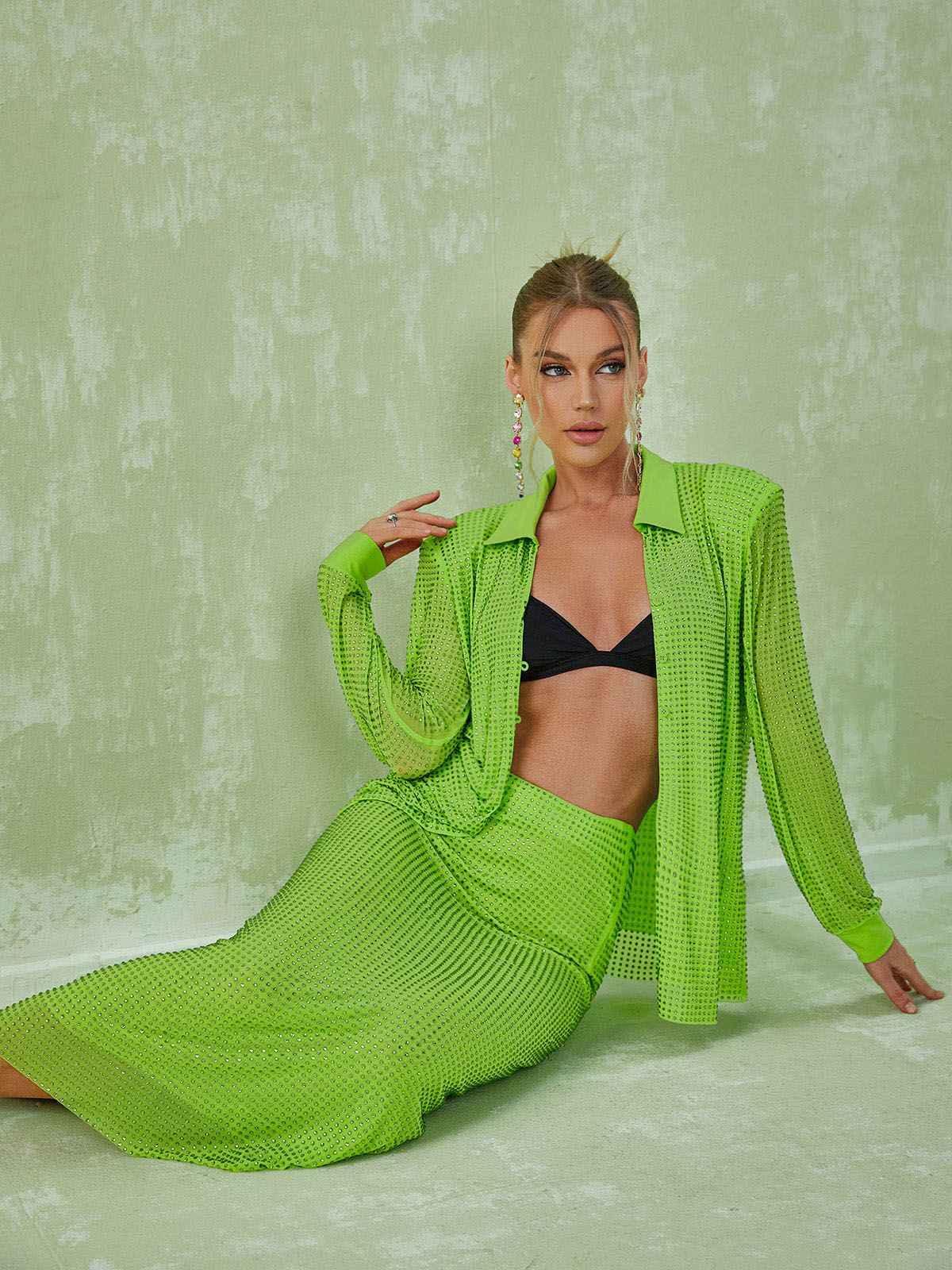 Neriah Crystal Embellished Set