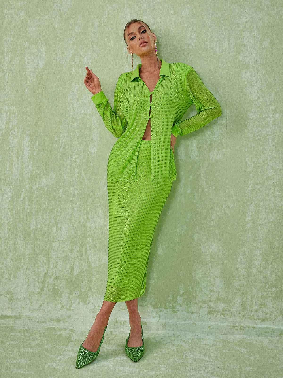 Neriah Crystal Embellished Set