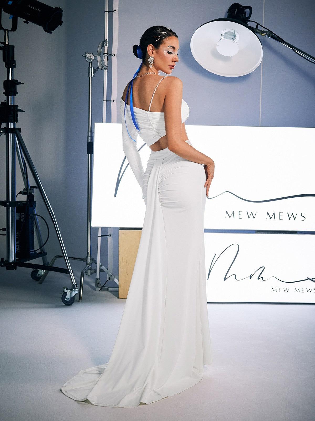 Raylan Ruched Split Skirt Set