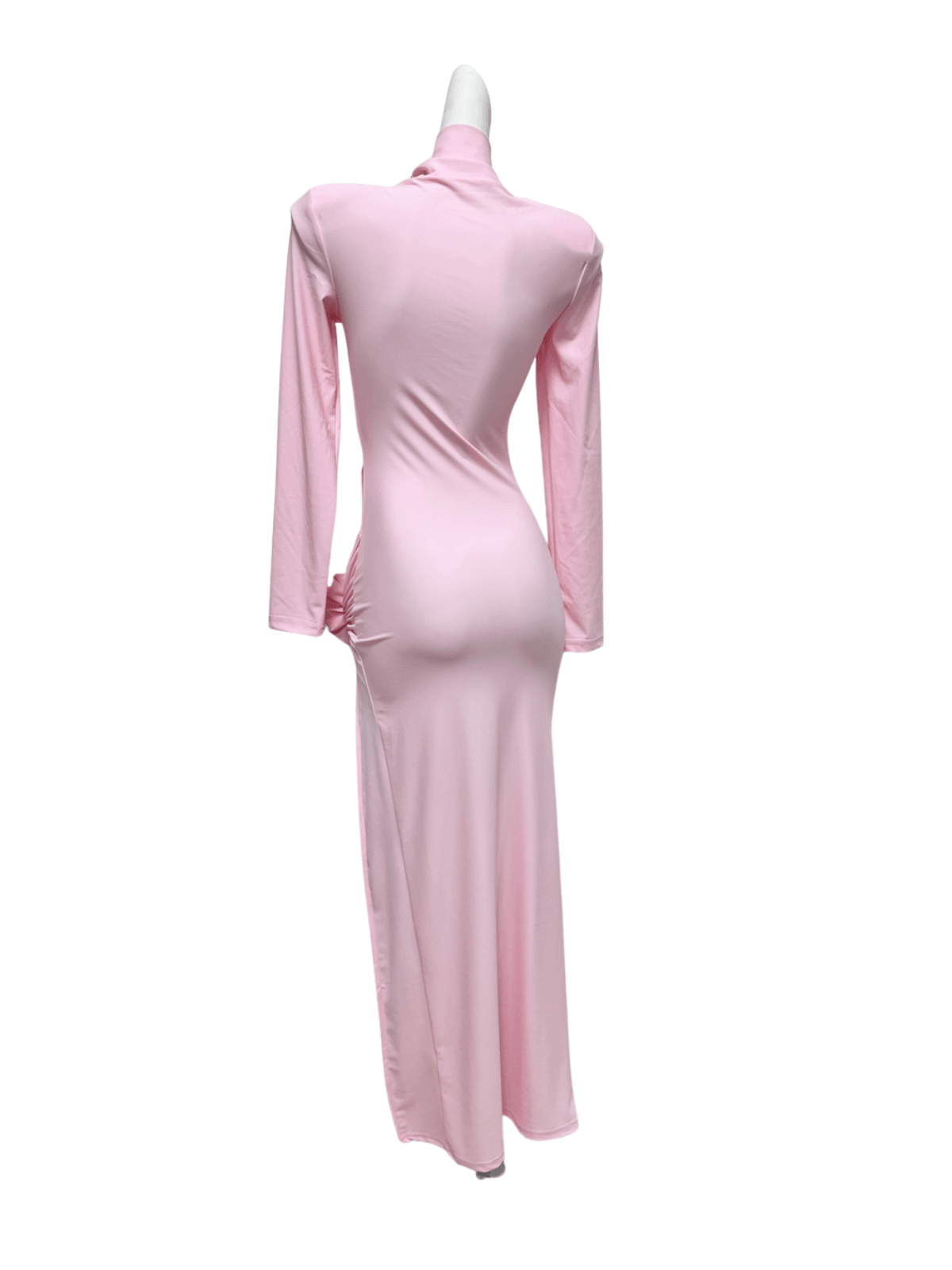 Shiphrah Long Sleeve Flower Split Midi Dress