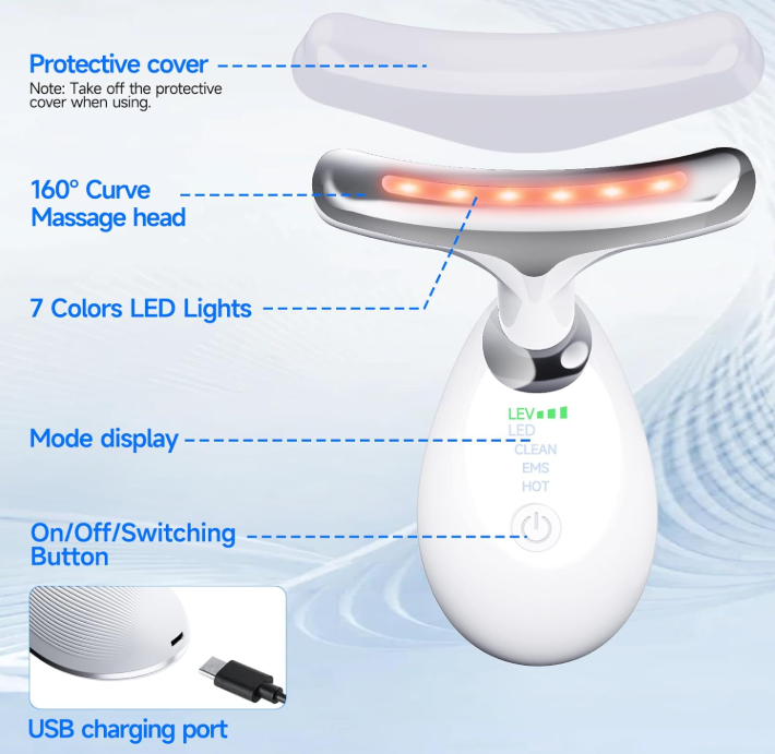 Nexus™ Facial Massager (Led Warm Deep Skin)
