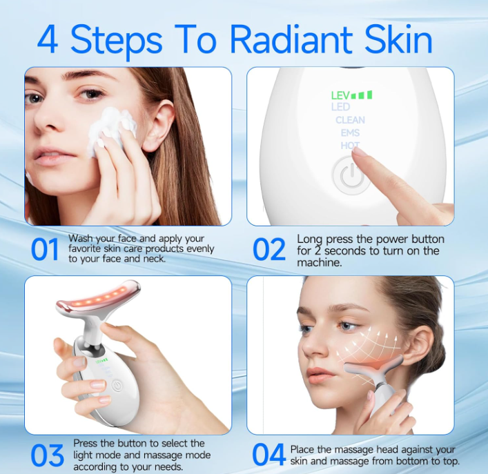 Nexus™ Facial Massager (Led Warm Deep Skin)