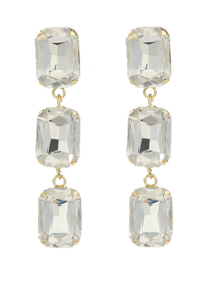 Alcott Crystal Gem Drap Earrings