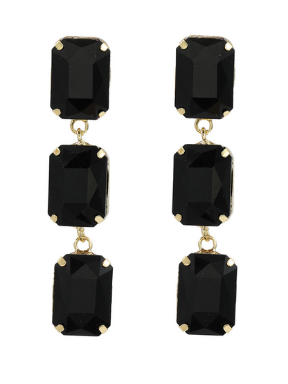 Alcott Crystal Gem Drap Earrings