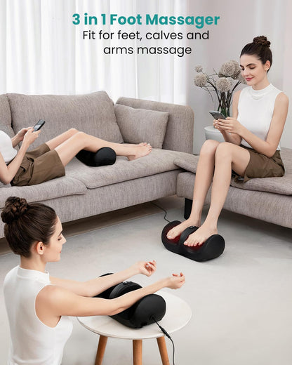 NexusHome™ Shiatsu Foot & Calf Massager with Heat ✔ Free UK Shipping