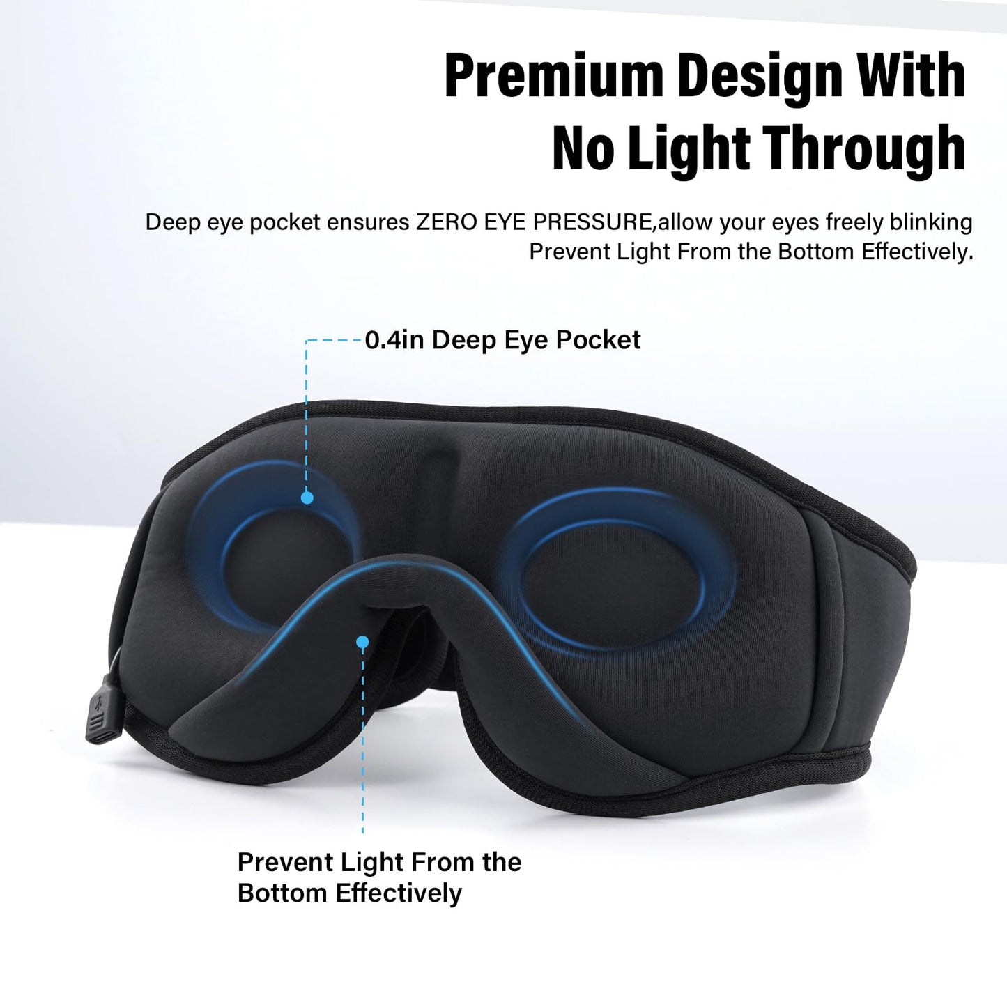 Nexus Sleep Mask USB Bluetooth Stereo Speakers