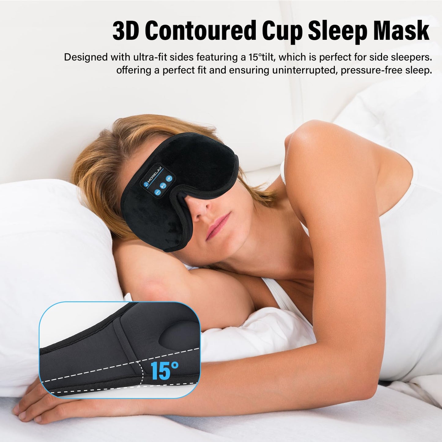 Nexus Sleep Mask USB Bluetooth Stereo Speakers