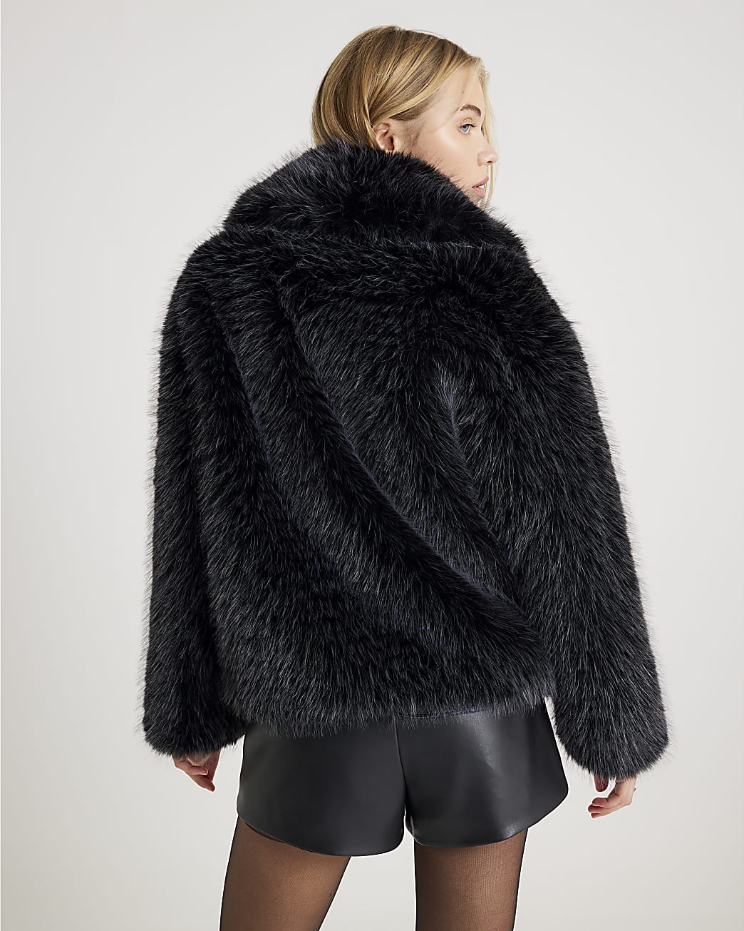 Jacket Faux Fur Shaggy