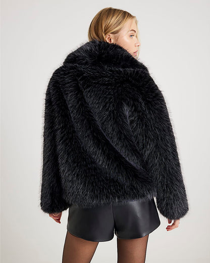 Jacket Faux Fur Shaggy