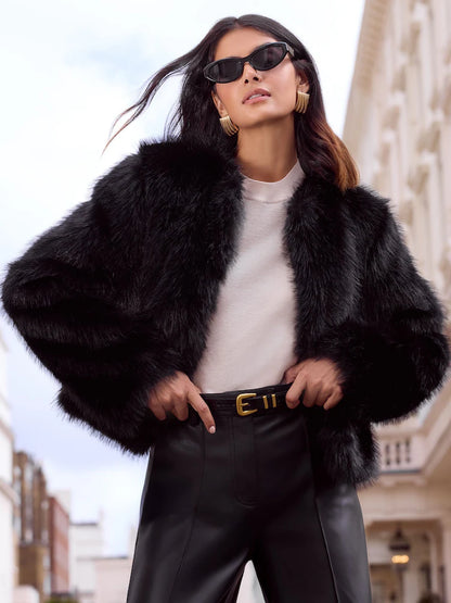 Jacket Faux Fur Shaggy