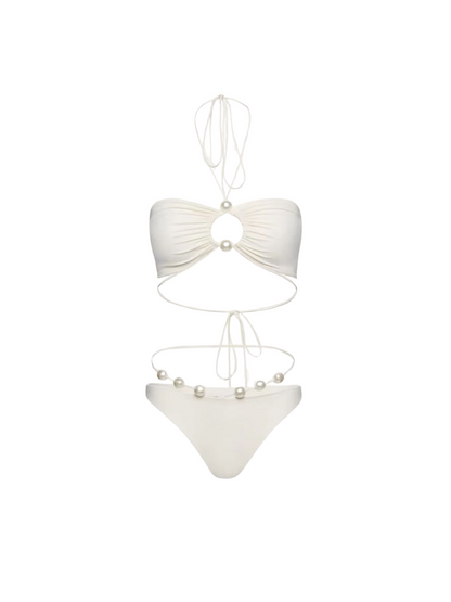 Agape Pearl Bikini Two Piece Set
