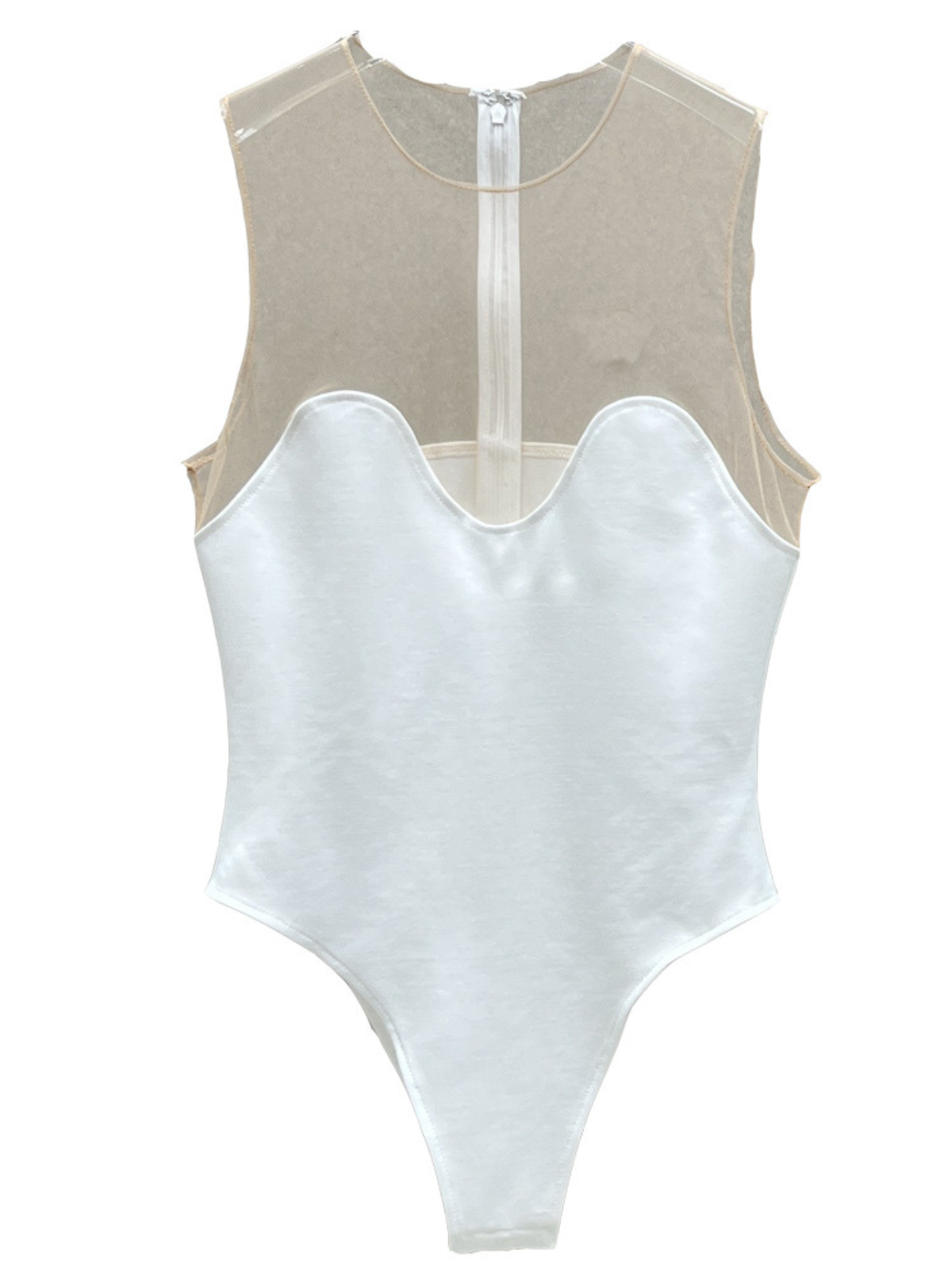 Akuchi Sleeveless Mesh Bodysuit