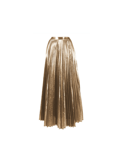 Amos Flower Metallic Swimwear Two Piece Set