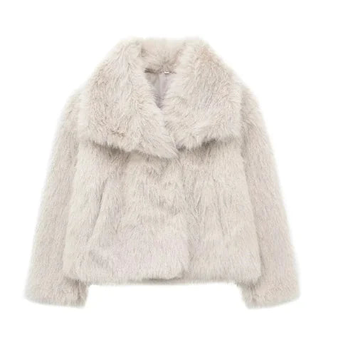 Jacket Faux Fur Shaggy
