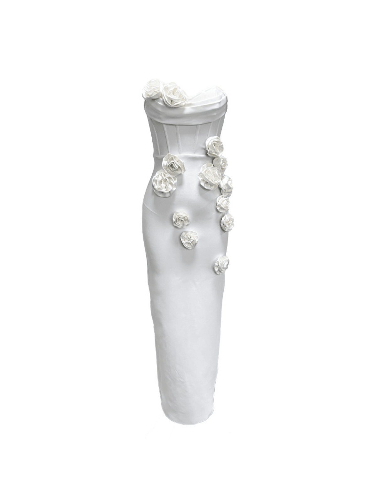 Arushi Strapless Flower Bandage Dress