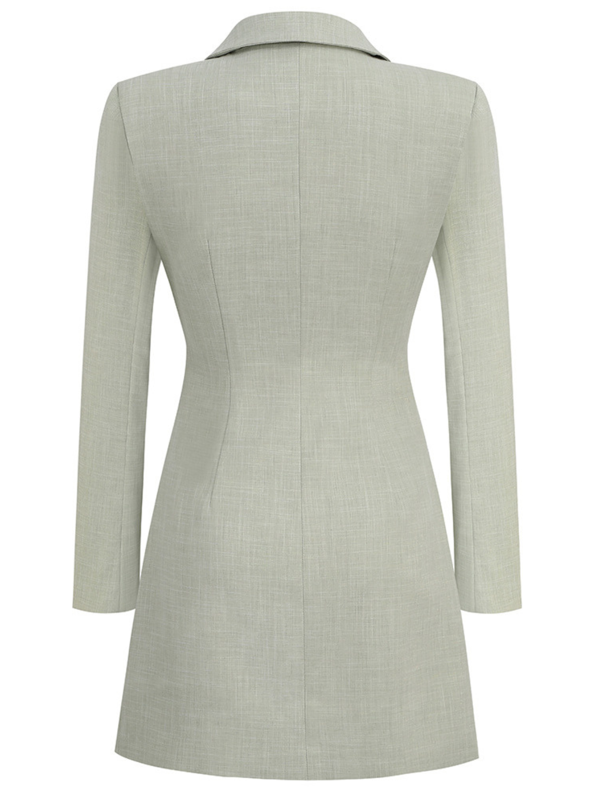 Aryndal V Neck Button Up Mini Blazer Dress