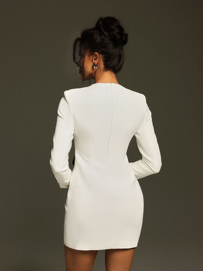 Atici Sequin Flower Mini Dress