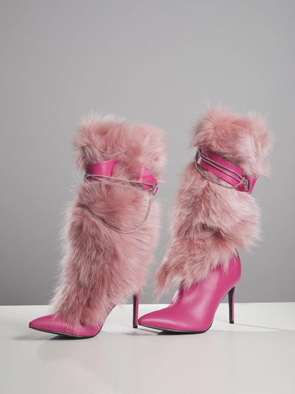 Bahar Faux Fur Boots