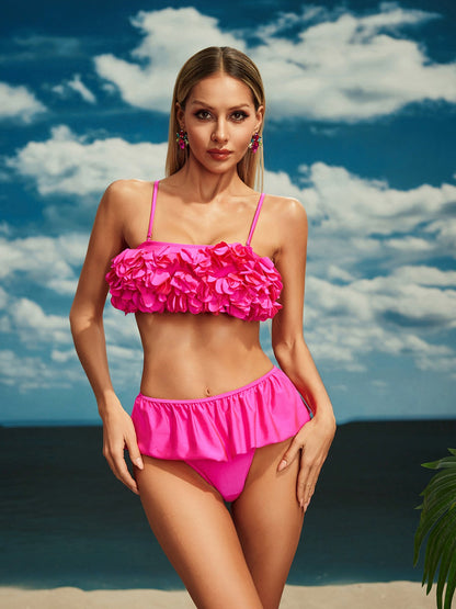 Beyza Flounce Bikini Two Piece Set