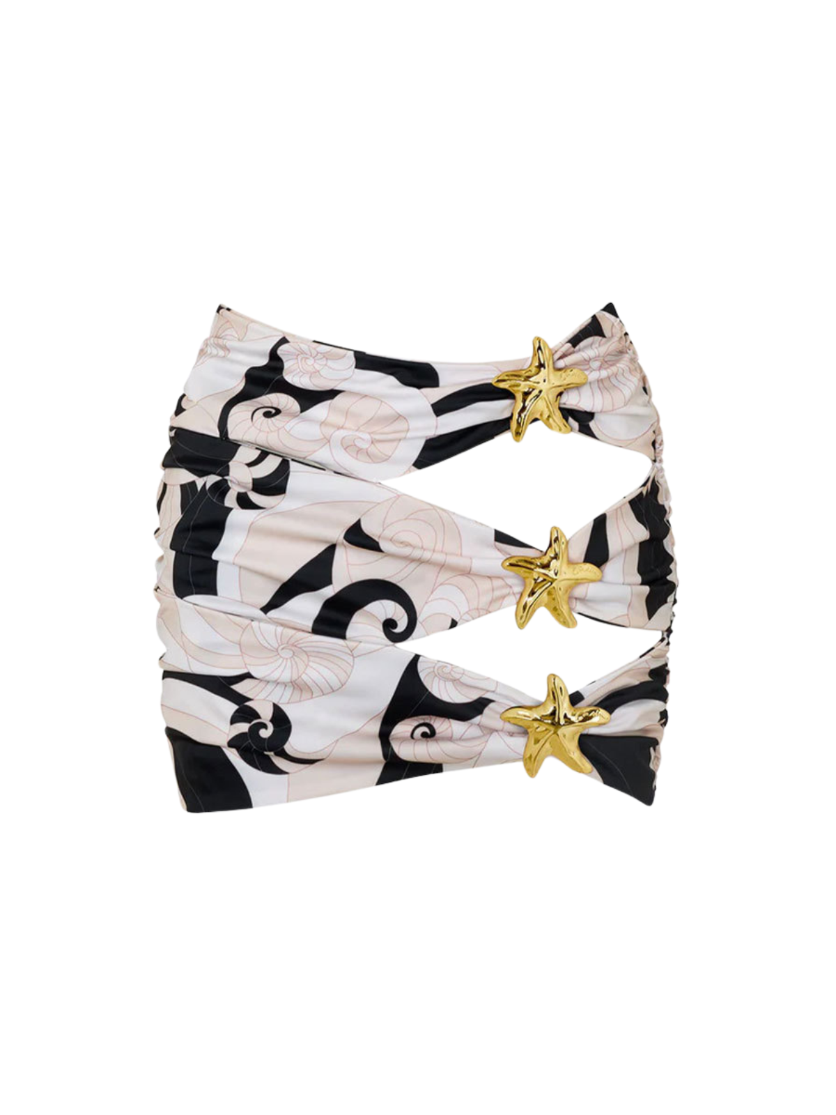 Bhavya Starfish Swimwear Two Piece Set In White