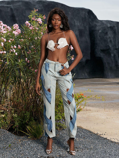 Billy Diamond Hands Bustier Top