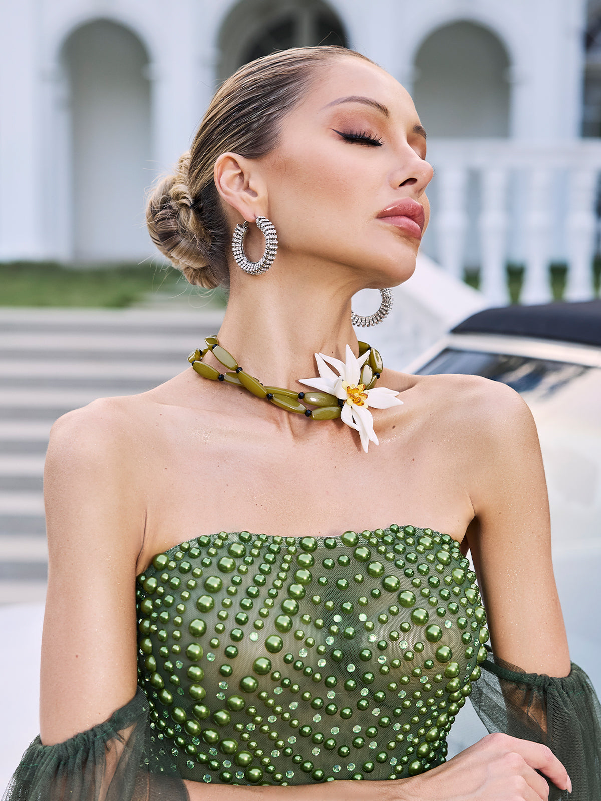 Bohemian Flower Necklace