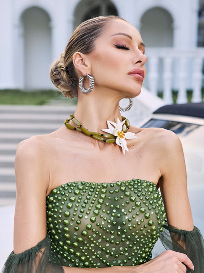 Bohemian Flower Necklace