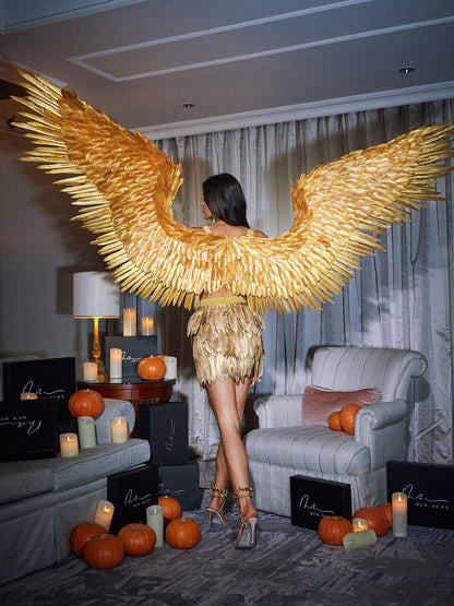 Brynhildr Angel Feather Wings In Gold