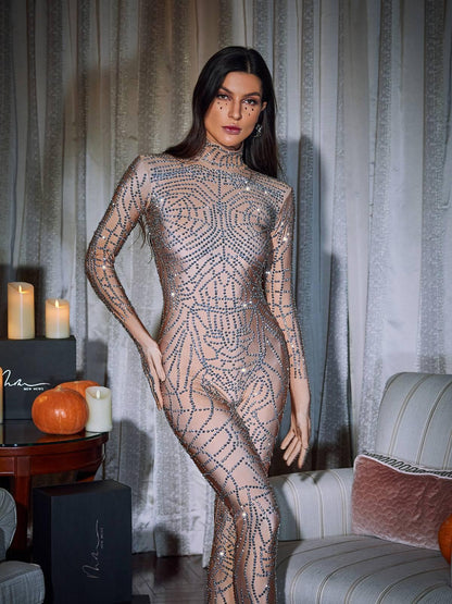 Chimera Cobweb Rhinestone Jumpsuit