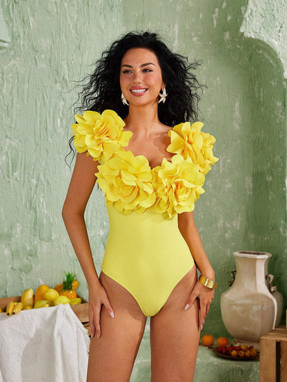 Cornelius Flower Swimwear Two Piece Set