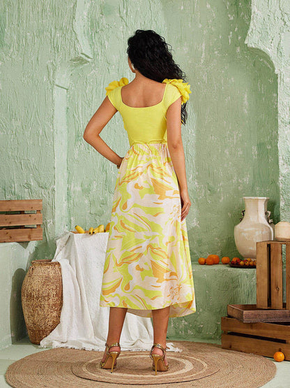 Cornelius Flower Swimwear Two Piece Set