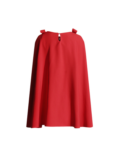 Faustina Bow Cape Mini Dress