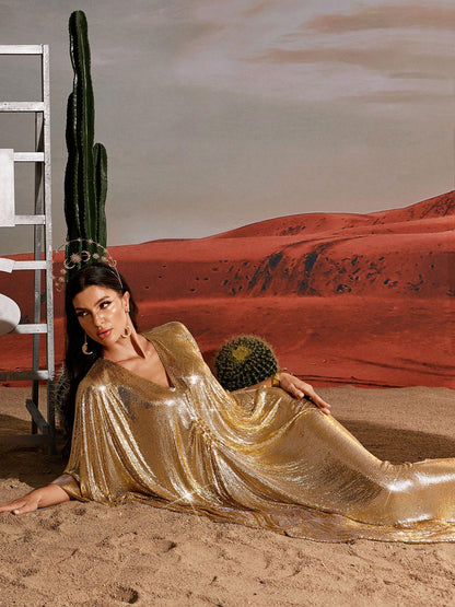 Fraser V Neck Chainmail Kaftan