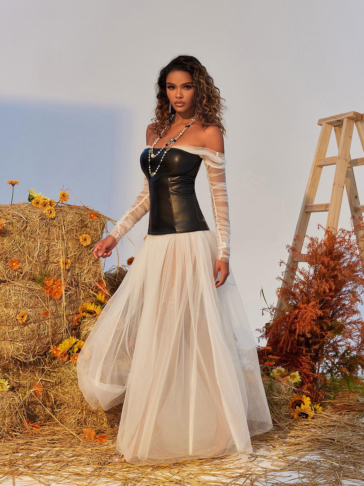 Gasira Tulle Maxi Dress