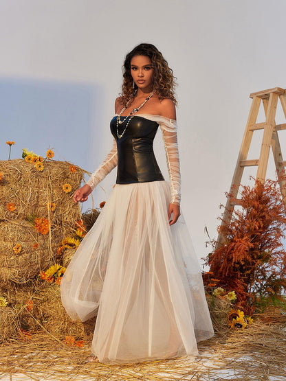 Gasira Tulle Maxi Dress