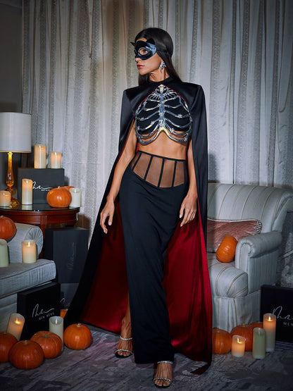 Ivara Skeleton Hollow Armor Top