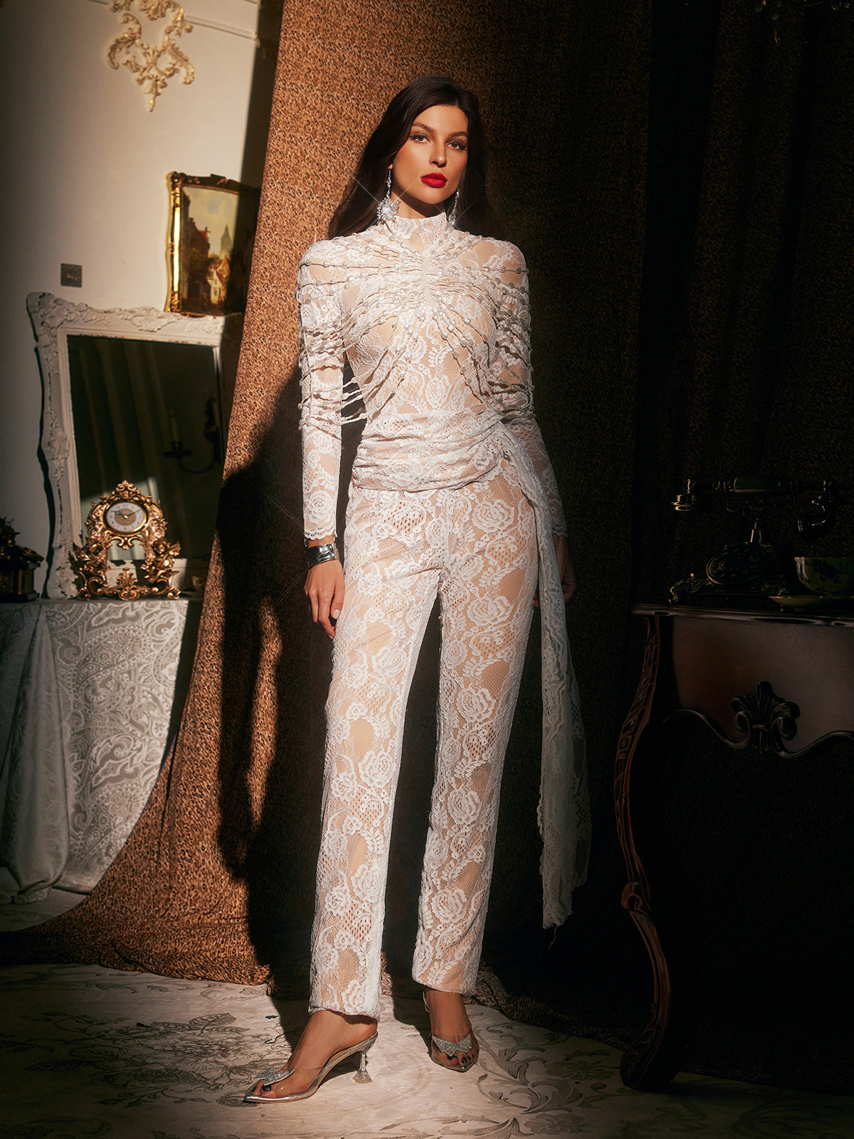 Jaqueen Pearl Fringe Top