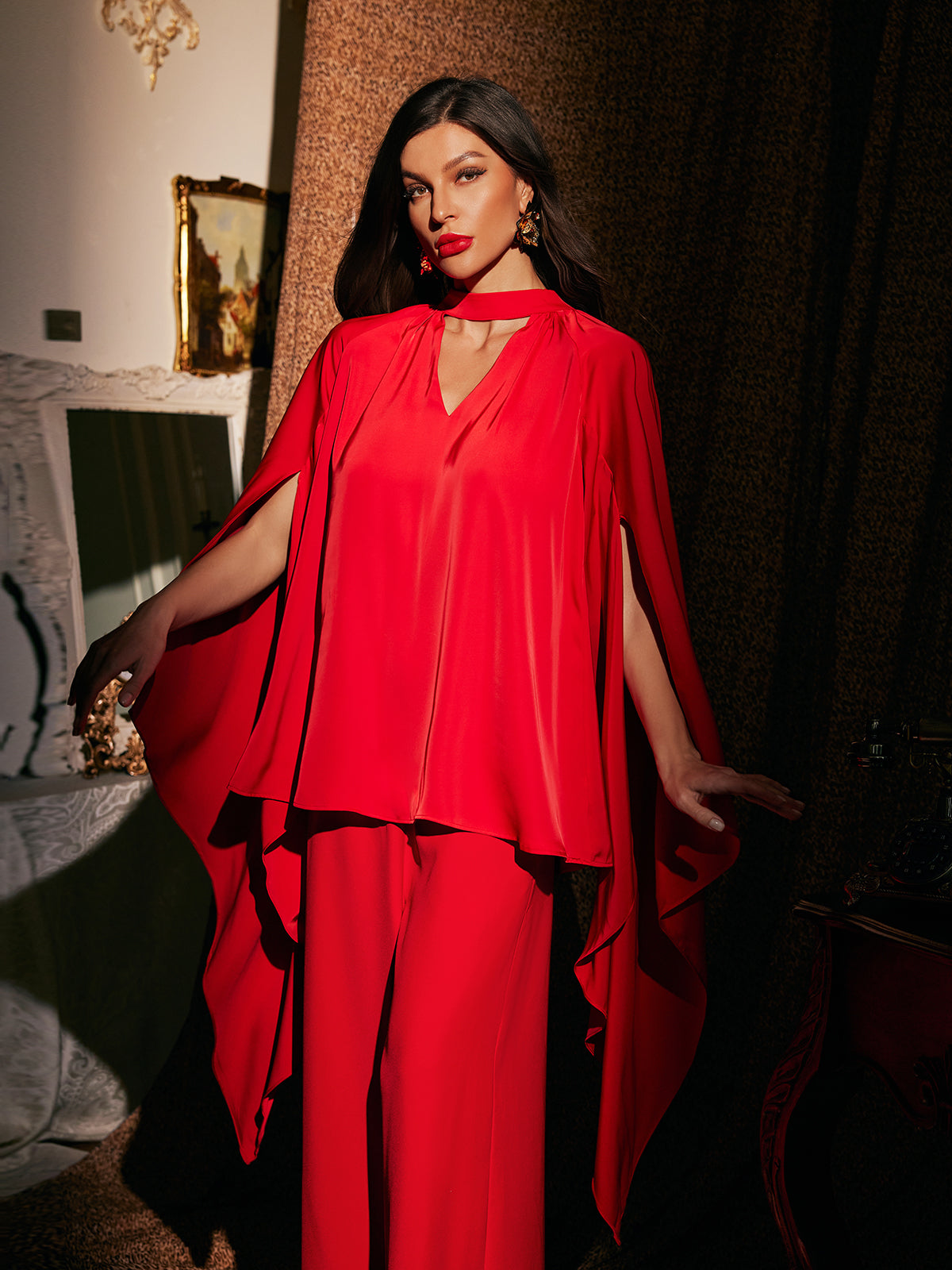 Jaser Cutout Pants Set