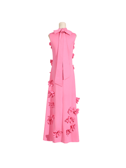 Liluri Sleeveless Flower Maxi Dress