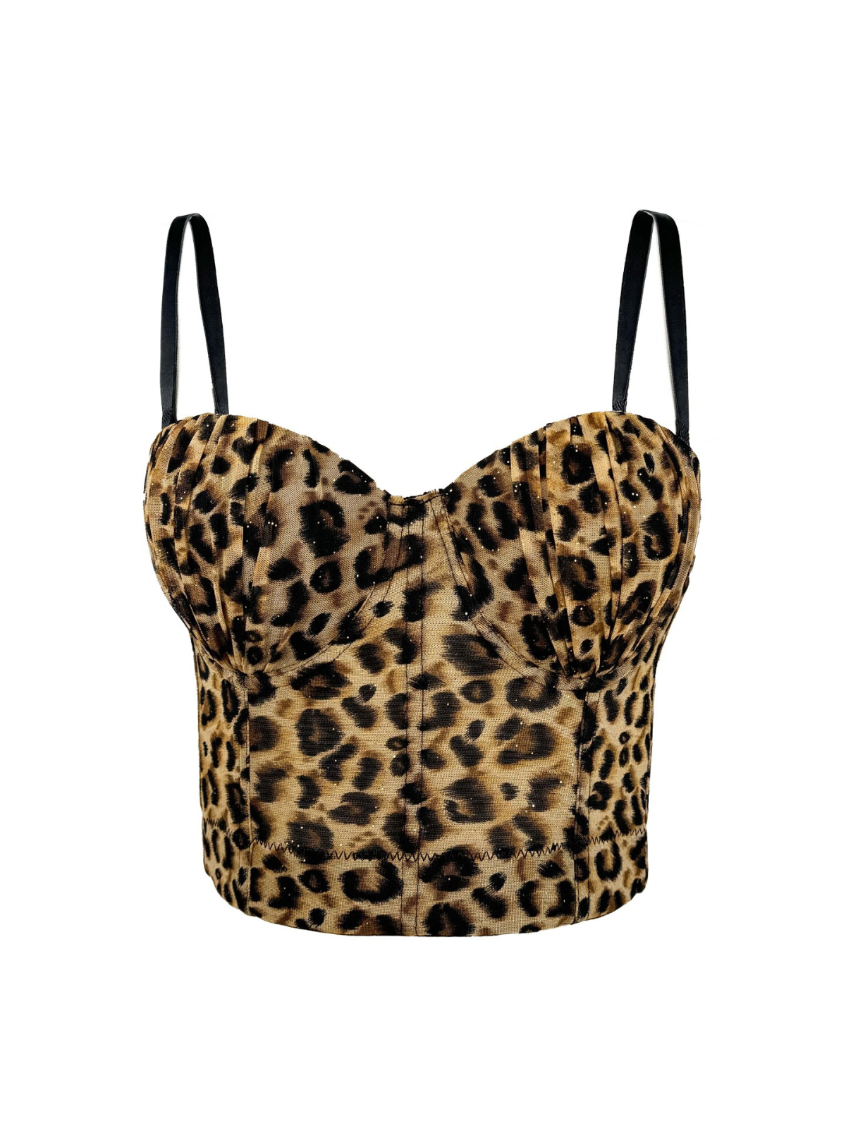 Linzie Spaghetti  Leopard Top