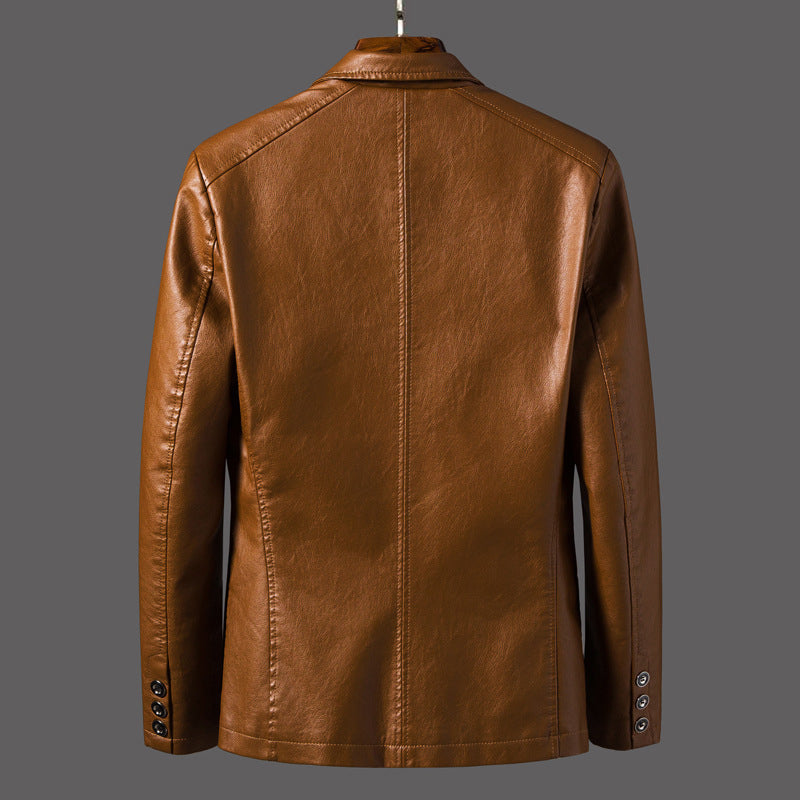 Lorenzo Vitali Leather Moto Jacket