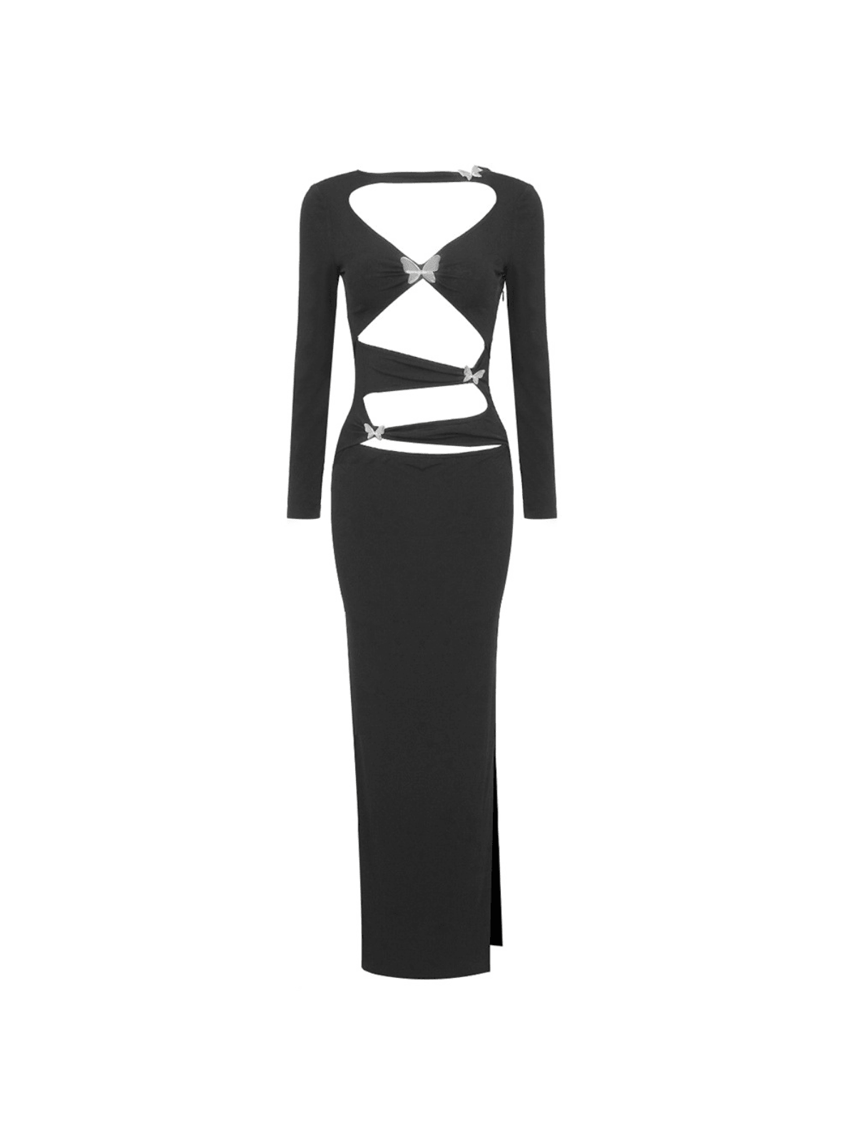 Ludo Butterfly Embellished Cutout Dress